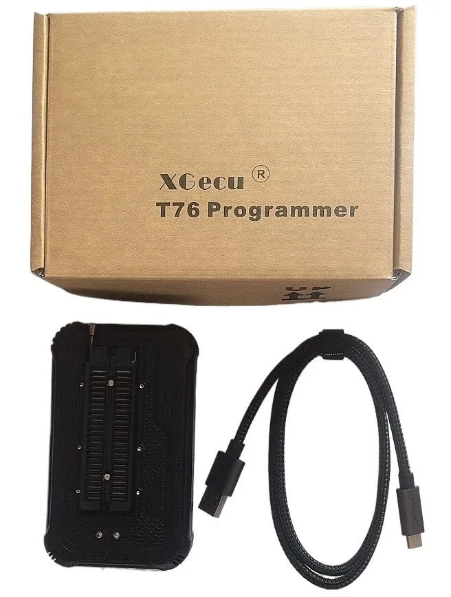 USB3.0 XGecu T76 Universal Programmer Support EEPROM NOR NAND EMMC MCU GAL, Minpro/TL866II/T56 Programmer Replacement IC Tester