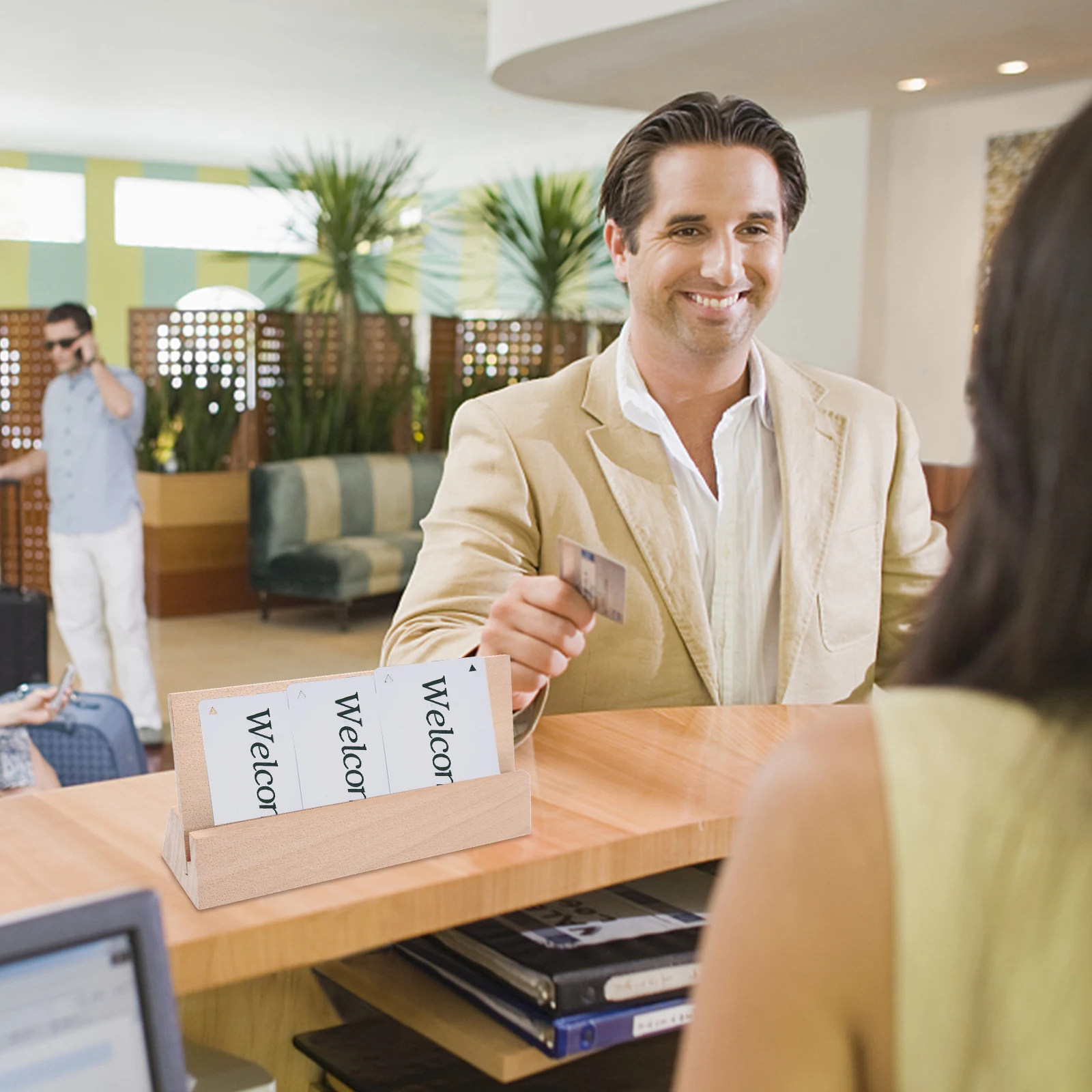 

1Pcs Cards Displaying Stand Made of Premium Wood Material Strong Support for Game Cards No Hand Holding Needed Room Decor Gift