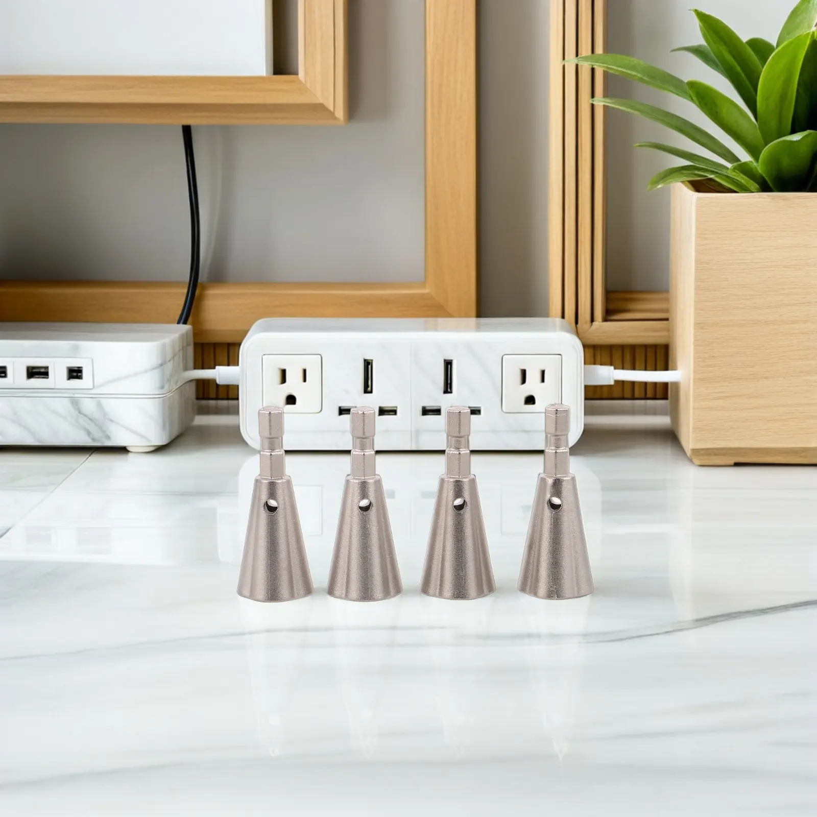 8Pcs Wire Twisting Tool Electric Drill Connector Fast Wire Stripping Driver Efficient Cable Connection Tool
