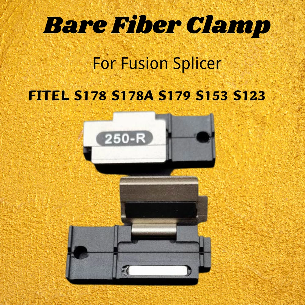 

Promotional A Pair 250um Bare Fiber Clamp Fiber Holder For FITEL S178 S178A S179 S153 S123 Fusion Splicer Free Shipping