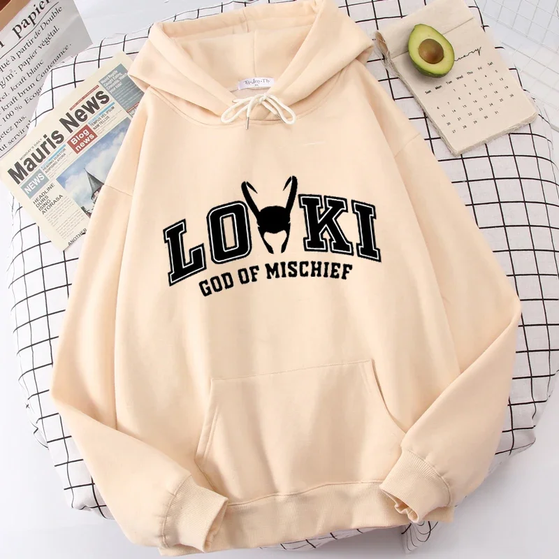 Hot Tv Series Loki Printed Street Hooded Jacket Men Women Fashion Pullover Sweatshirt Harajuku Unisex Oversized Hoodie Coat