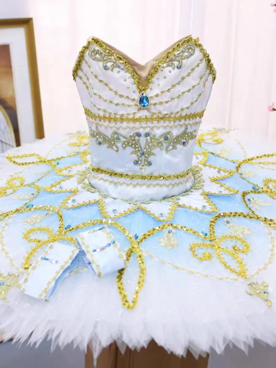 Tutu Paquita variation Blue Bird costume Children's performance competition costume