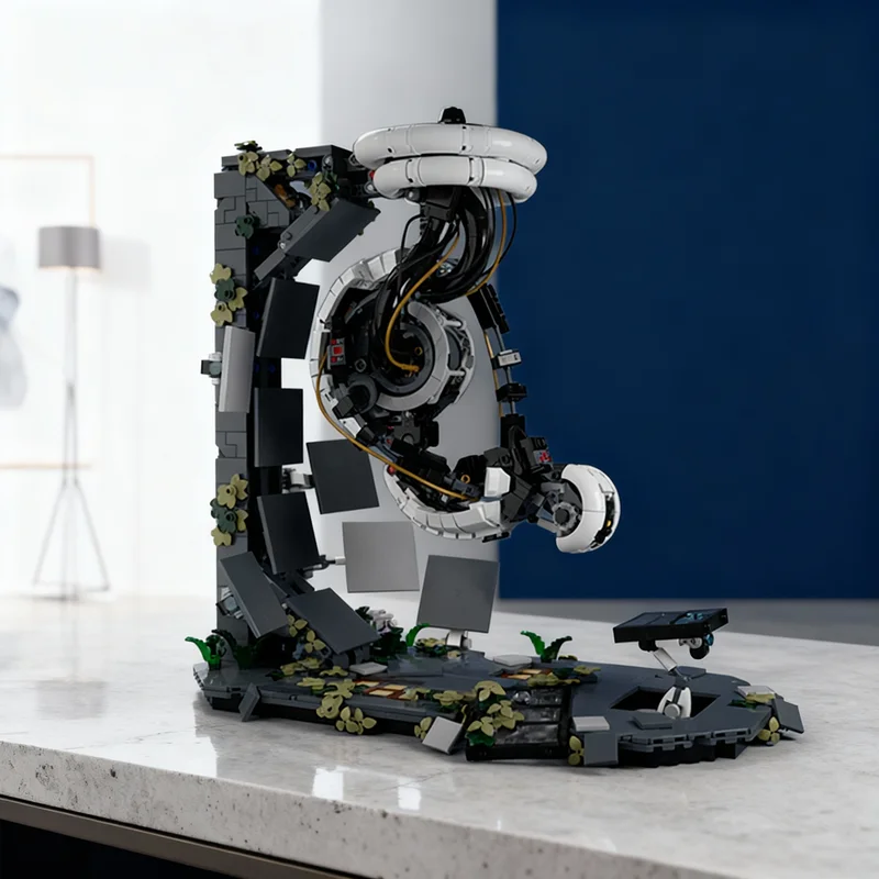 1867pcs MOC GLaDOS Portal 2 Icons Model Building Blocks Room Decor, Home Decor, Home Decoration Office Desk Decor Gift For Him