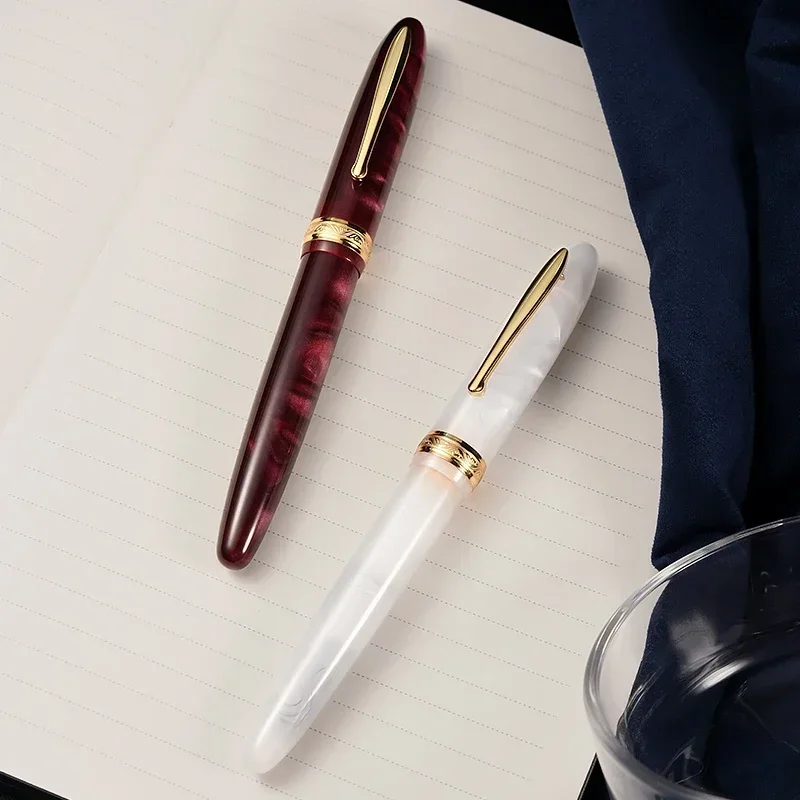 nouveau-stylo-plume-hongdian-n9-sea-of-cloud-en-acier-lame-rotative-pour-signature-professionnelle-en-resine-acrylique