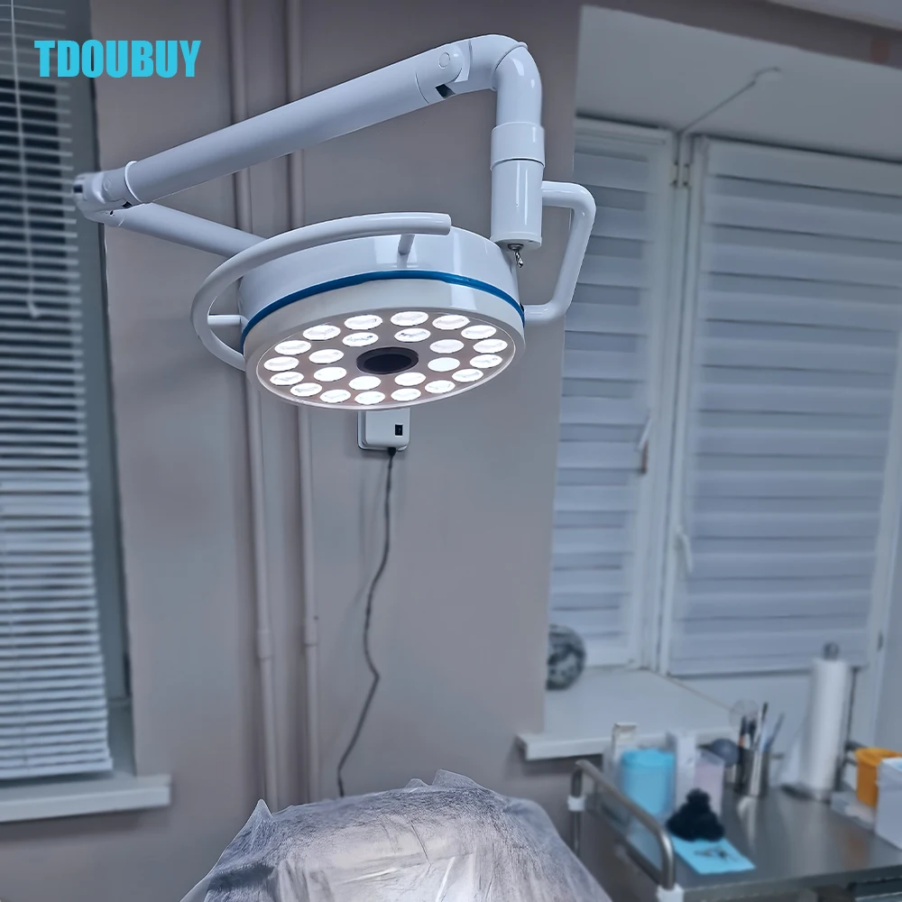 

TDOUBUY 72W LED Wall-Mounted Surgical Shadowless Lamp, Cold Light for Dental Stomatology,Pet Surgery, Medical Operating