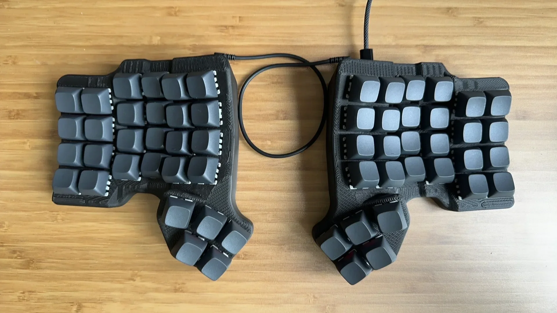 For Scylla 4x6 Split Keyboard Custom RGB Mode Wired Welding Grey Wood Axis V4/lebog Mute Axis QMK/VIA DIY Mechanical Keyboard