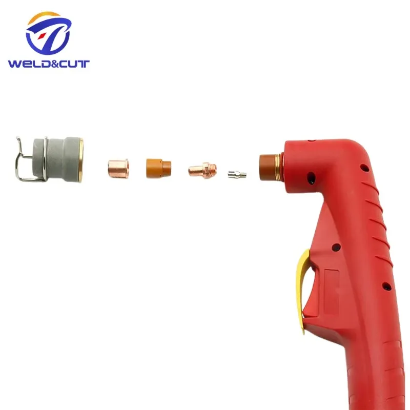 CB50 Plasma Torch With Flame Retardant Leather Cover Cable And Connector 5 Meters
