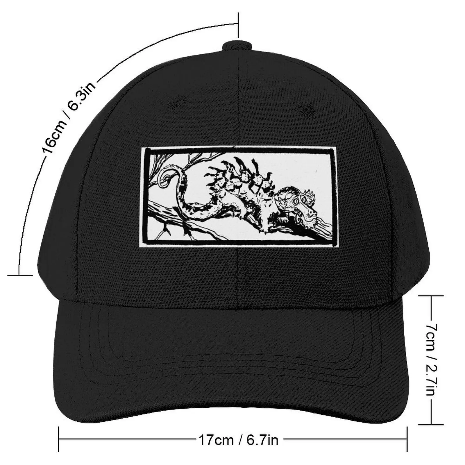 Inktober day 30 - Slither Baseball Cap Hood Sports Cap Golf Cap Caps Male Women's