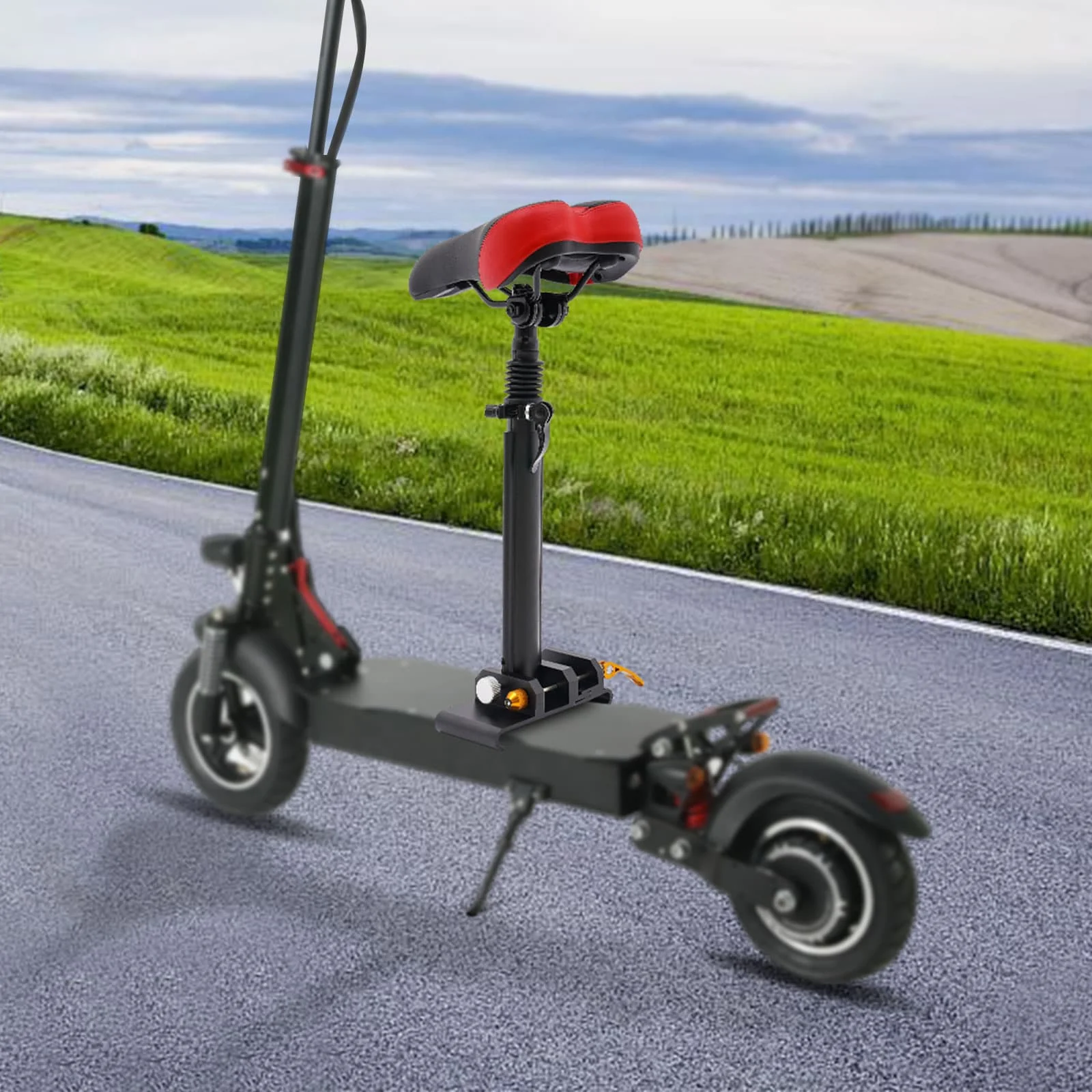 

3.52lbs Fashionable Appearance Cushion Adjustable Scooter Saddle Made of Aluminum Alloy