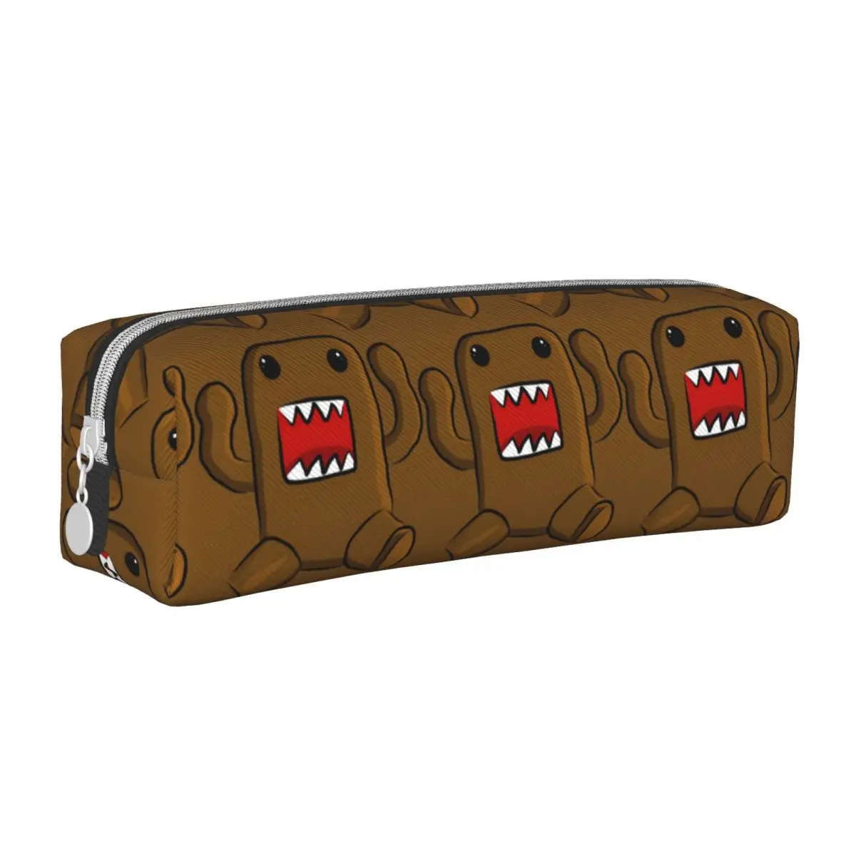 Little Brown Monster Domo Kun Doll Pencil Case Fashion Pen Bag for Student Big Capacity School Supplies Zipper Pencilcases