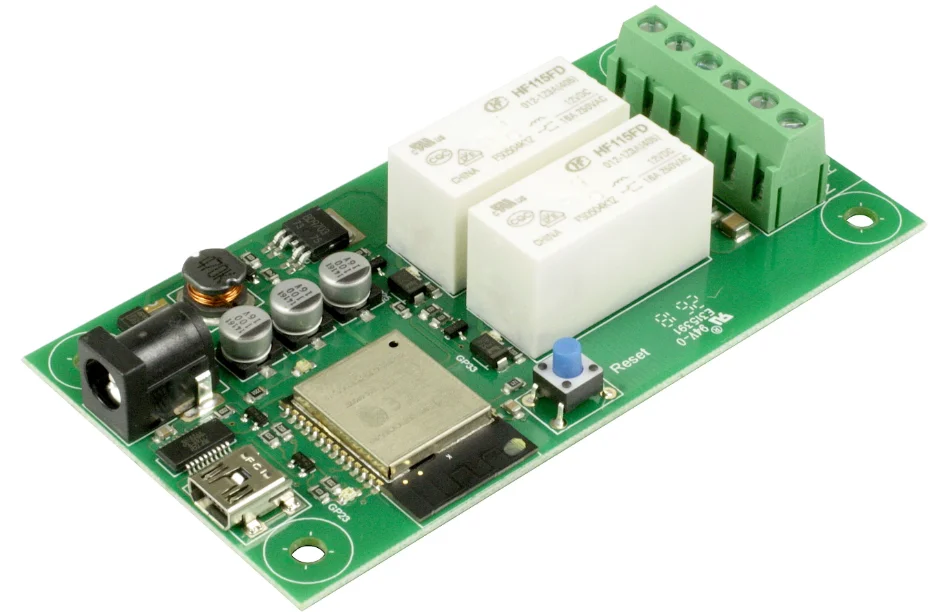 ESP32LR20 - WIFI 2 X 16A Relays Expansion Module Relay Module Development Board