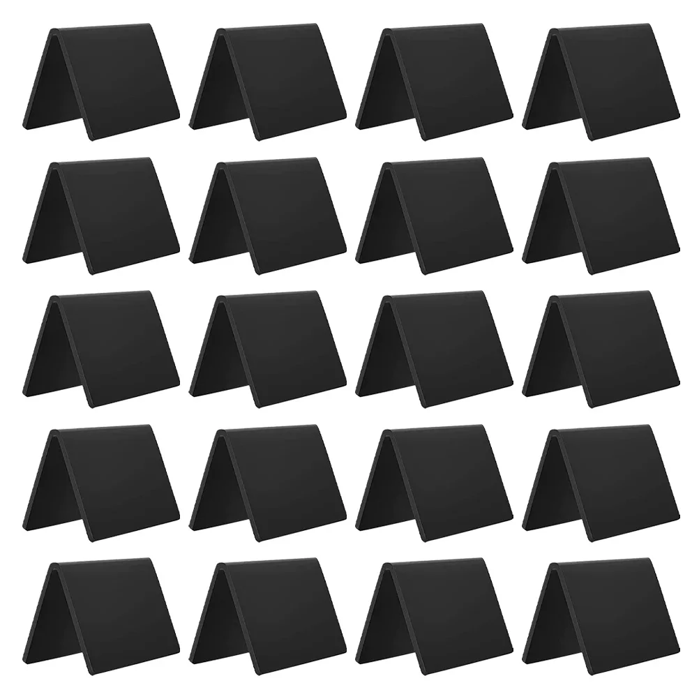 

20Pcs Acrylic Message Board Desktop Chalkboards for Restaurant Handwritten Memo Note Display Acrylic Message Board
