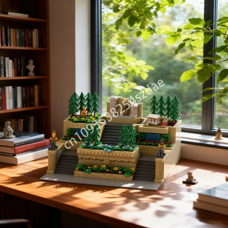 1591 قطعة MOC التذكاري الروماني وحدات خلق نموذج اللبنات تجميع اللعب الإبداعية فكرة الاطفال هدية الكريسماس عيد ميلاد #1