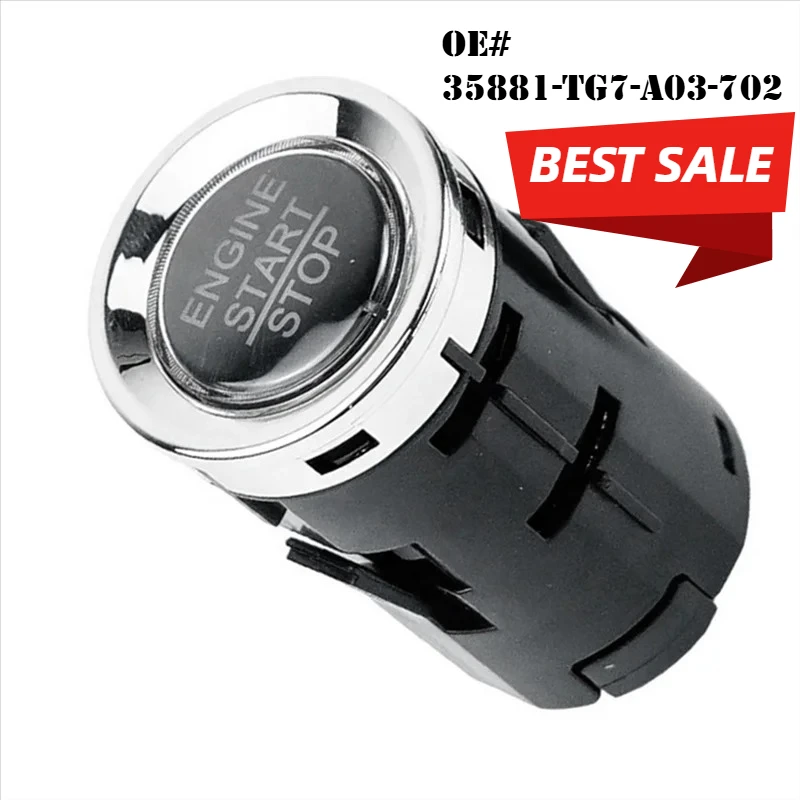 Engine Start Push Button For Honda Binzhi Odyssey One-Click Start Switch One-Click Start Switch For Honda 35881-TG7-A03-702