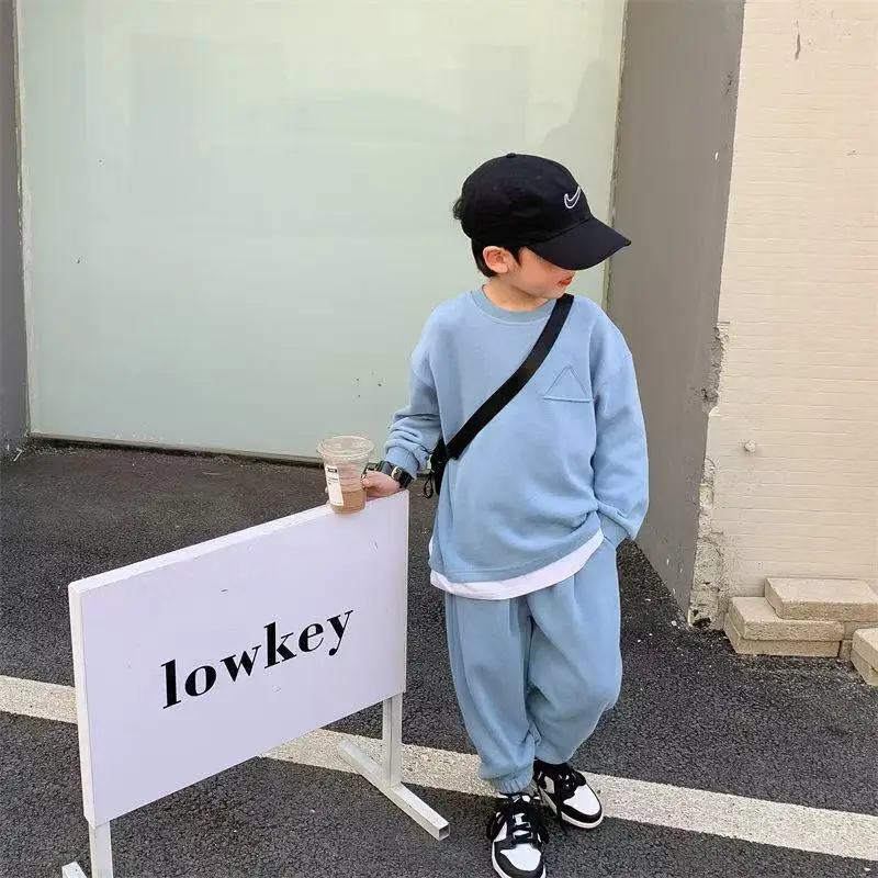 

Children's Clothing Set Boys' New Spring and Autumn Loose Sportswear Boys' Baby Casual Two-piece Set Kids Outfits