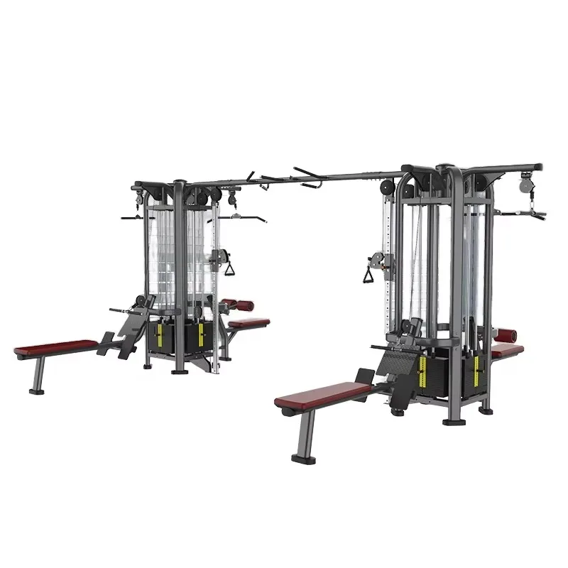 

Professional Multi-Station Comprehensive Strength Trainer, Multi-Functional Gym Equipment for Bodybuilding