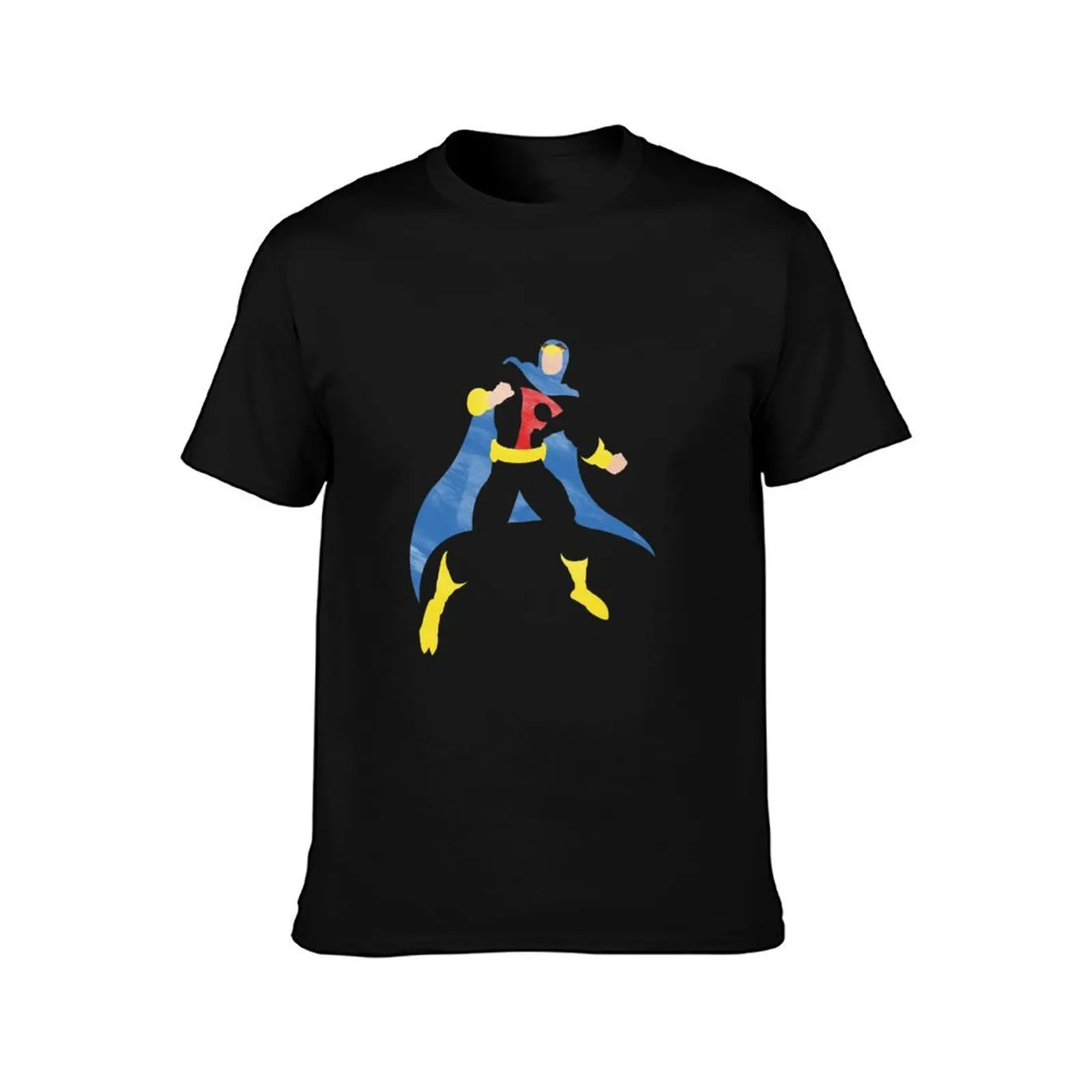 Project Silhouette 2.0: BLue Falcon T-Shirt, Summer Casual Cotton Tee, Oversized Streetwear Tops, Vintage Graphic Print