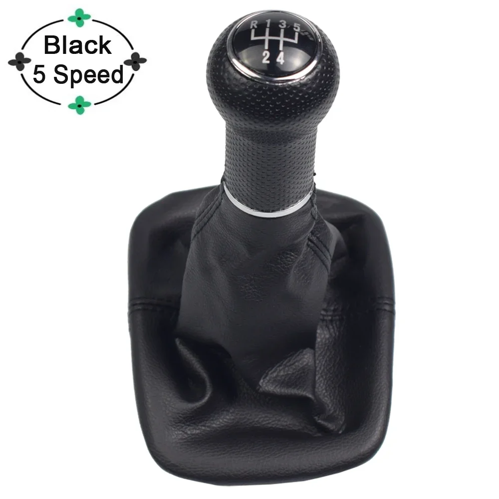 Car Stick Gear Shift Lever Knob Gaiter Boot Cover Case For VW Golf 2 3 4 Cabrio Polo 6N Passat 35i MT 5 Speed Car Styling