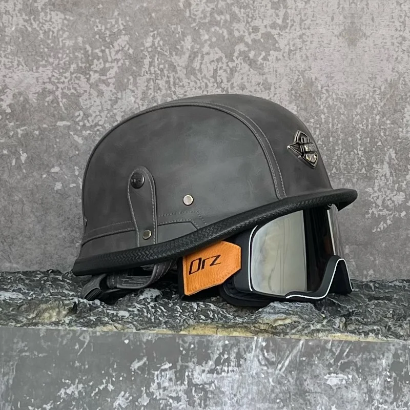 ORZ-HX06-DOT Certified 3/4 Open Face Motorcycle Helmet Men Women All Season ABS Windproof Street Bike Helmet view 2