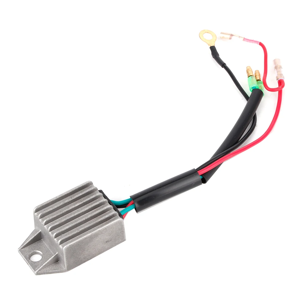 

1Pc Aluminium Alloy Voltage Rectifier 12V Motorcycle Regulator Rectifier Wear resistant for 2‑Stroke 15HP Marine Boat Outboard