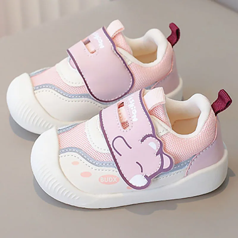 

Korean Style Toddler Shoes For Baby Girls Ergonomics Breathable First Step Footwear Little Girl's Sneakers Boy's Sport Shoes