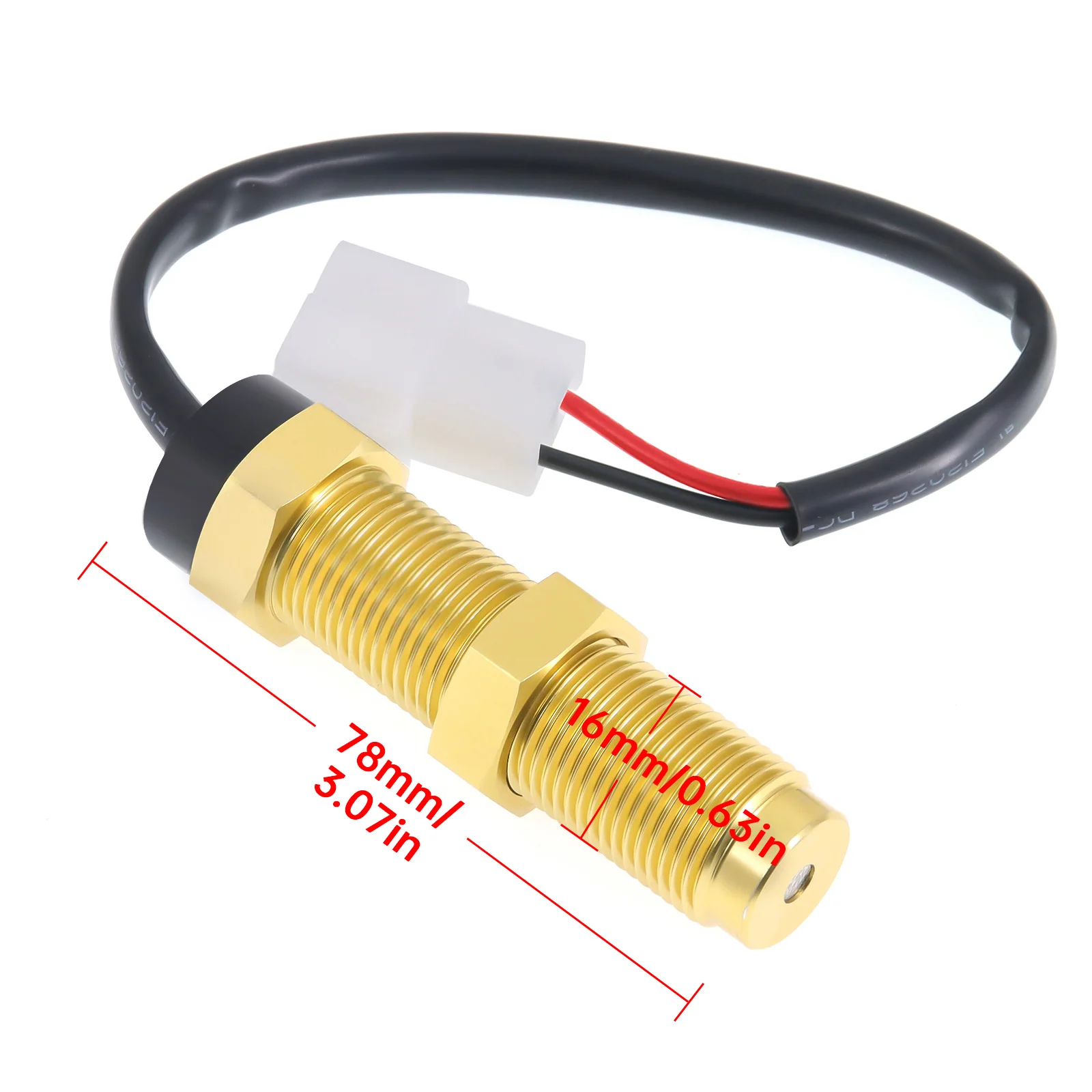 

1pcs Outboard Tachometer Sensor RPM Tacho Sender For Engine Tacho Gauge Inboard Outboard Tachometer RPM Meter Sensors M16/M18