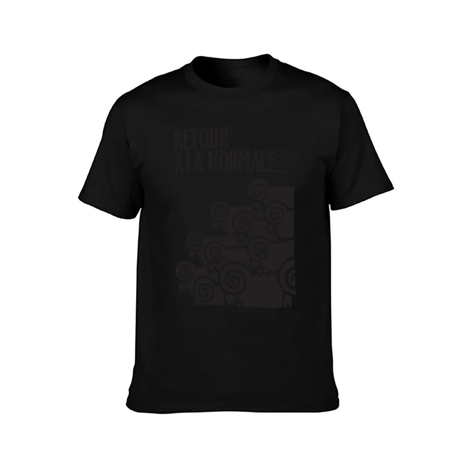 Retour a la normale T-Shirt Casual Minimalist Short Sleeve Top