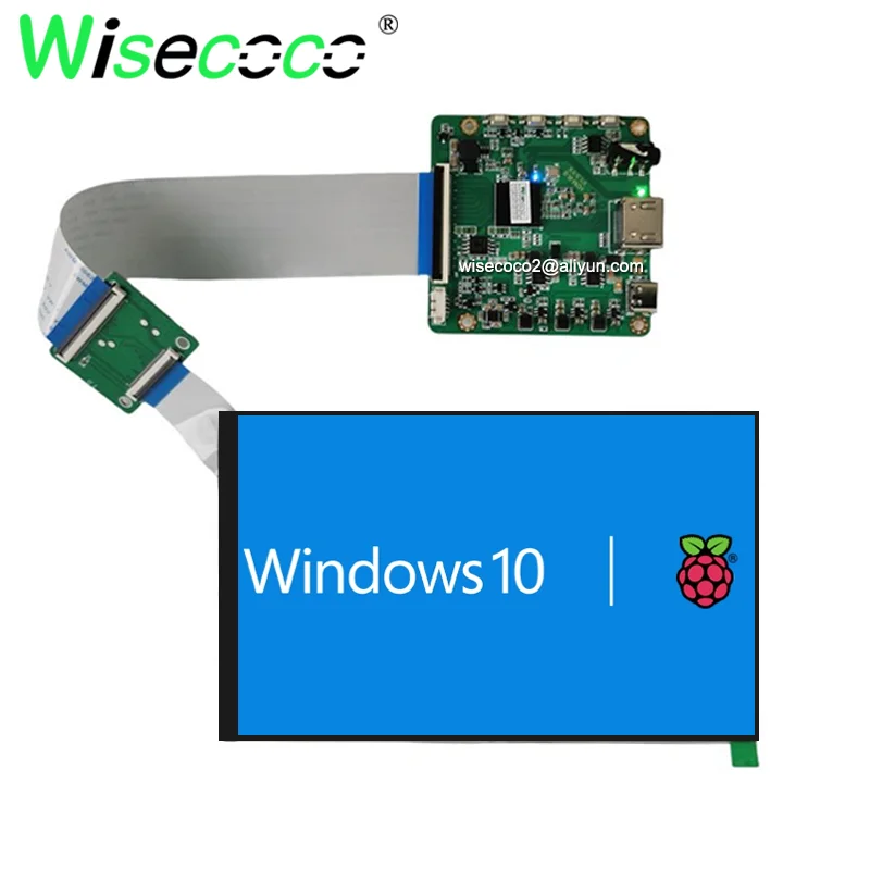 7 Inch 1920x1200 LCD Display IPS 16:10 Raspberry Pi Orange Pi Windows Mac Laptops Secondary Panel Landscape Default Board