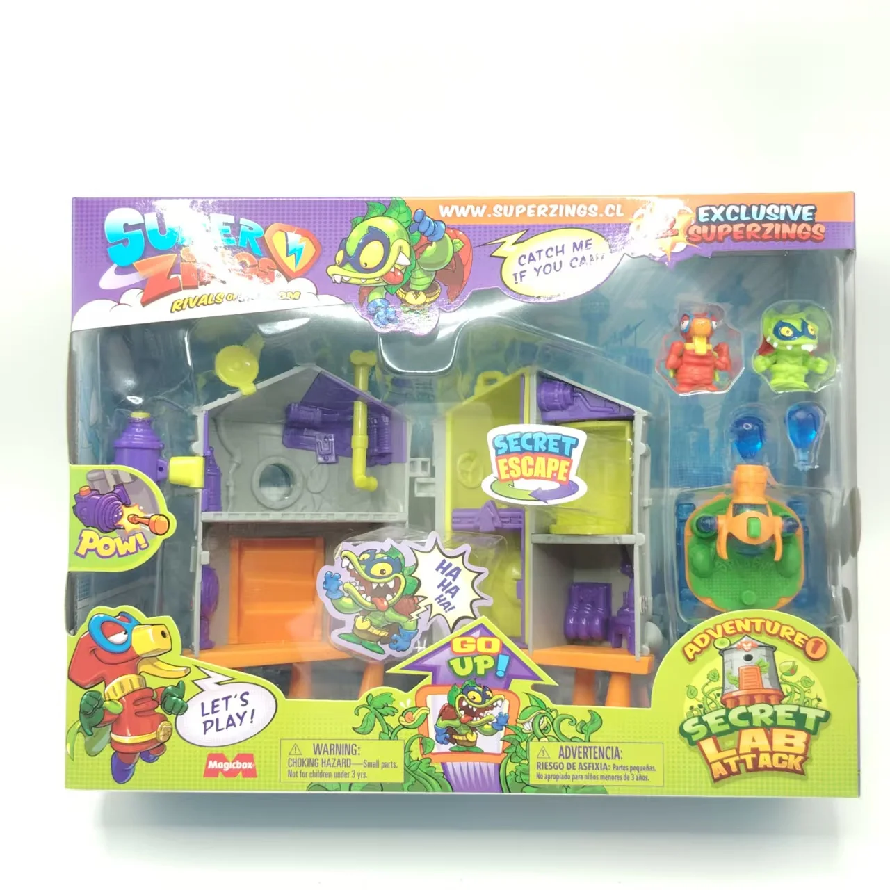 

Набор Superzings Rivals of Kaboom Adventure 1: Secret Lab Attack Splatterman Collection – лучший подарок для мальчиков на день рождения или Рождество