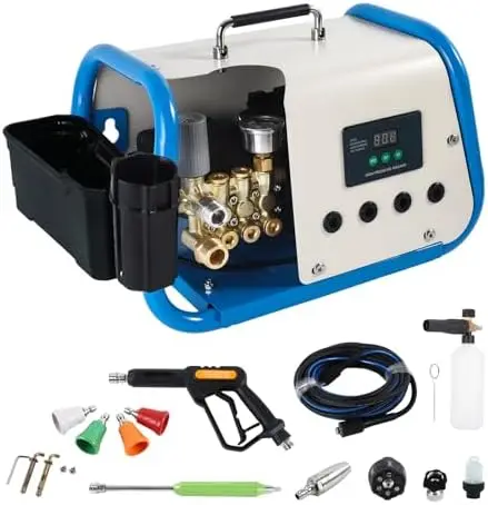

Pressure Washer, Max 150 bar, 12L/min, Power Washer for Cars, Driveways, Patios, Decks & Sidewalks, PM Inverter 3HP