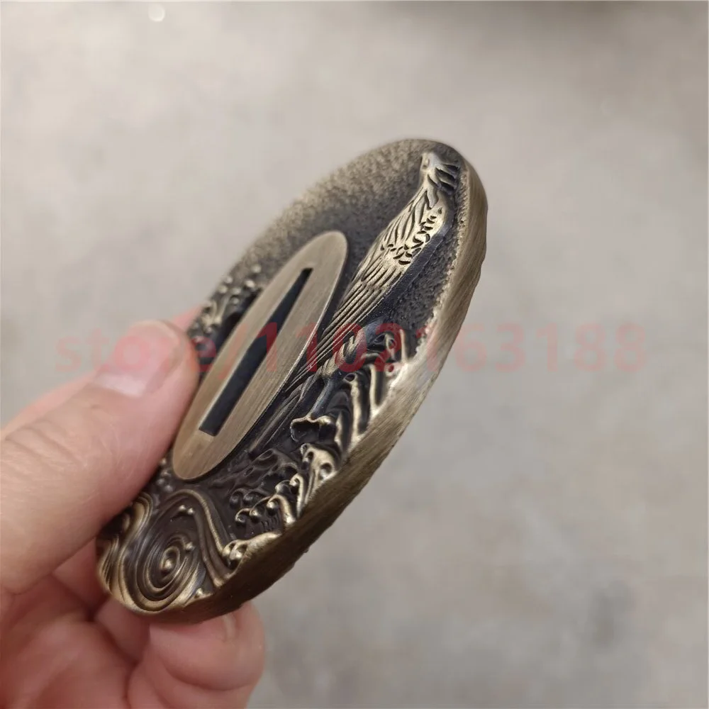Beautiful Alloy Tsuba Handguard Guard For Real Japanese Japan Samurai Katana Sword Fittings New Accessory Good