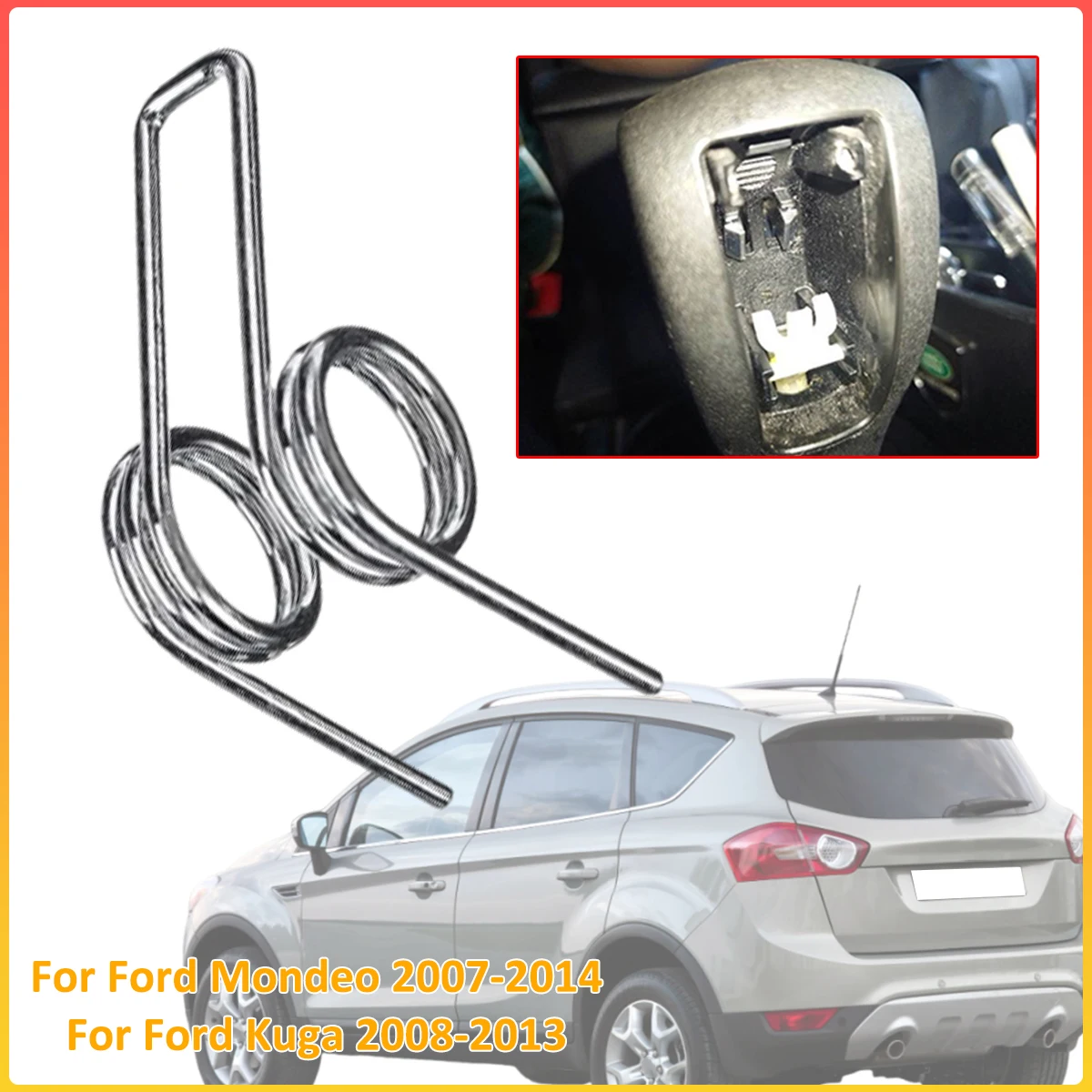 AT Gear Box Handle Gear Lever Spring Ball Inner Spring Repair Kit For Ford Mondeo 2007 - 2014 Kuga 2008 - 2012 2013 Replacement