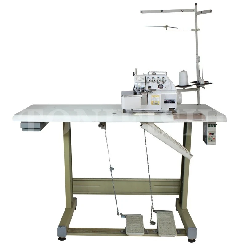 Kaixuan KX757-DD1 Industrial Direct Drive Elétrica Código de Cinco Linha Overlocking Máquina Overlocking Saco Máquina de Costura