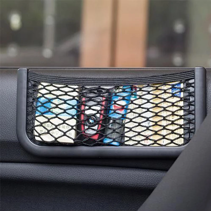 1pcs Car Trunk Rear Storage Cargo Luggage Nylon Elastic Net Holder For Car Van Pickup SUV MPV ORGANISER 252x120mm