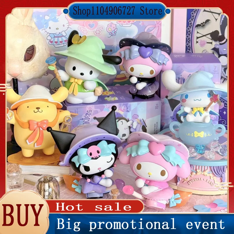 

Hello Kitty Magic Story Series Blind Box Figure Single Box Cute Cartoon Collectible Toy Desktop Decoration For Kids Anime Fans
