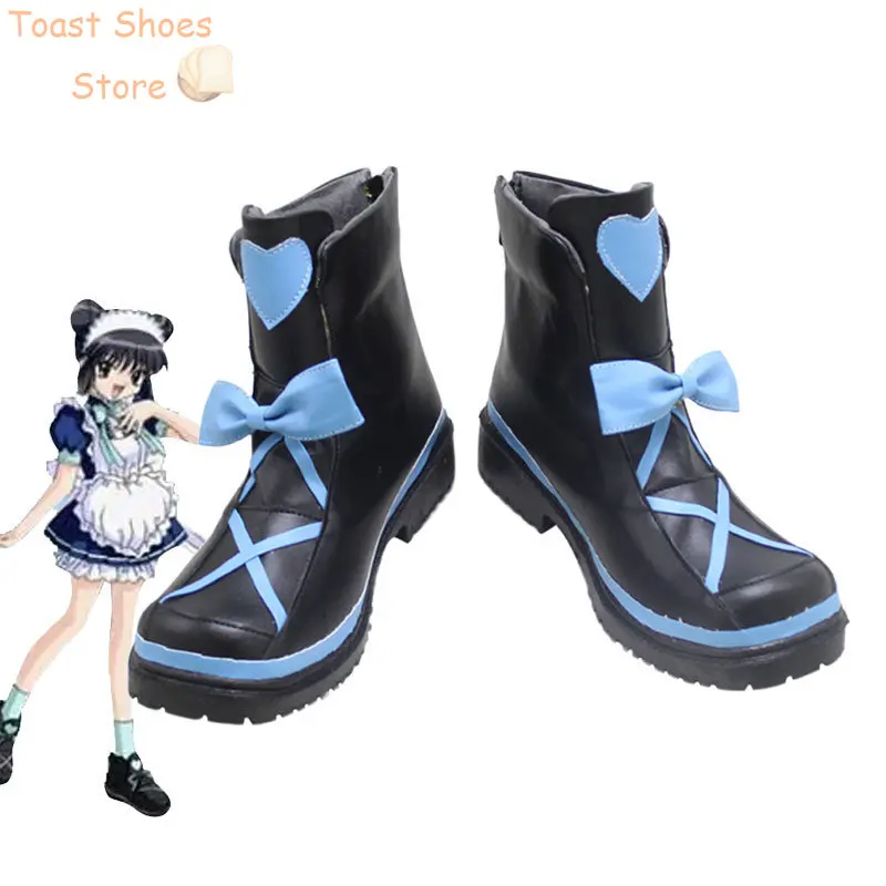 Zapatos de Cosplay de Anime Tokyo Mew Aizawa Minto, zapatos de cuero PU, botas de Carnaval de Halloween, utilería para disfraz