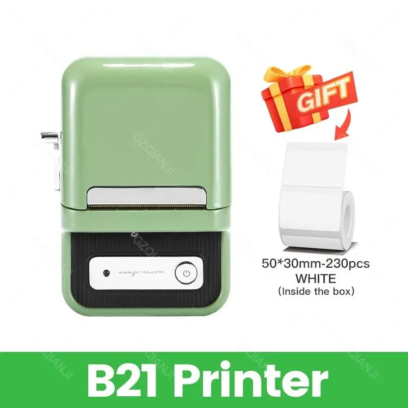 Top B21 Red Portable Bluetooth Label printer Mini Pocket Sticker Maker Thermal Adhesive Mahcine for Phone Home Office Use