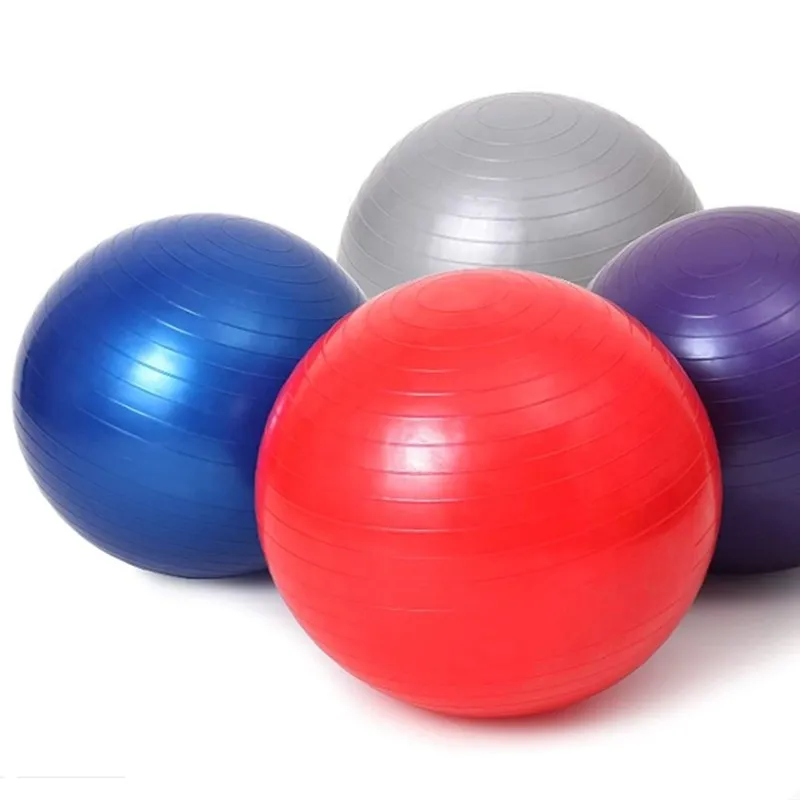 

High Quality Anti-Burst Fitness Yoga Ball for Strength Training PVC Material Manufacturer Sale