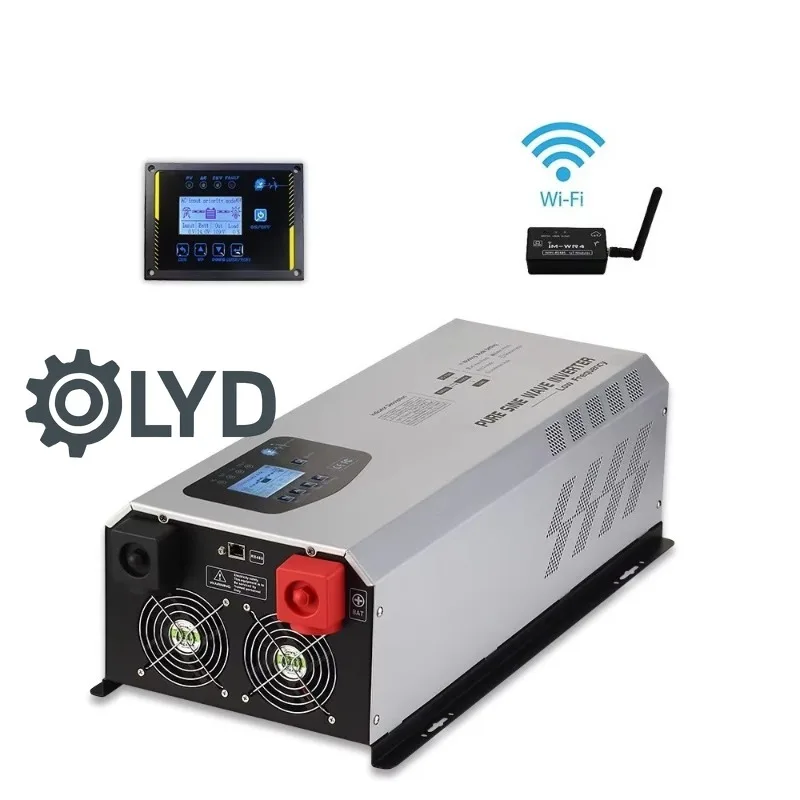 Off Grid Low Frequency Pure Sine Wave Inverter 12V to 220V Solar Charger Controller Integrated Machine