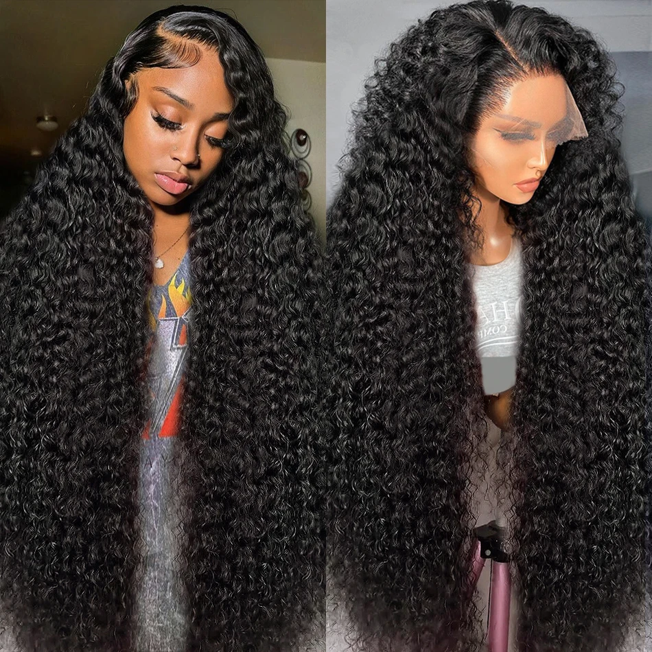 40 Inch Deep Wave Wigs Human Hair 13x4 13x6 Hd Lace Frontal Wigs Water Wave Lace Closure Wig Remy Brazilian Curly Wigs For Women