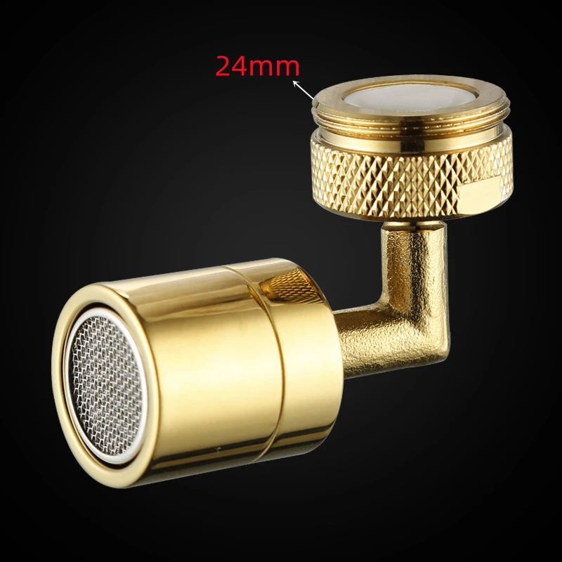 1PC Brass+PC Gold Universal Extender Bathroom Swivel Faucet Splash-Proof Faucet Washbasin Faucet Aerator