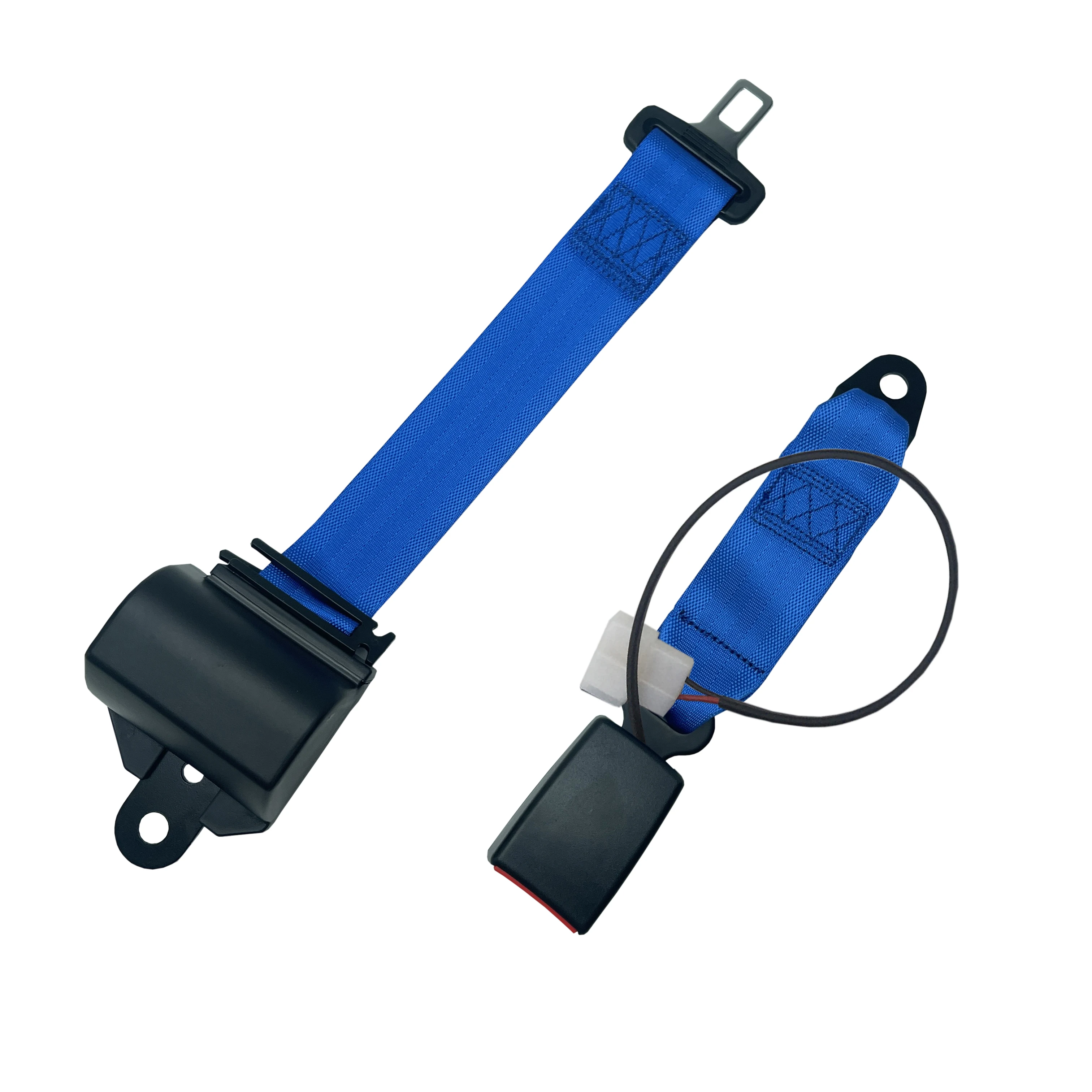 Factory Producing Self-locking Two-point Safety Belts  Retractable 2-point Seat Belts for Universal Forklift Seats Open Types
