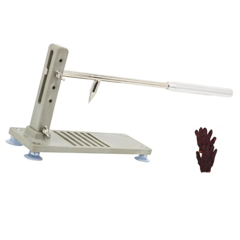  Ergonomic Oysters Opener with Nonslip Grip Suction Cup Mount Stainless Steel Shucking Tool For Seafood Lover