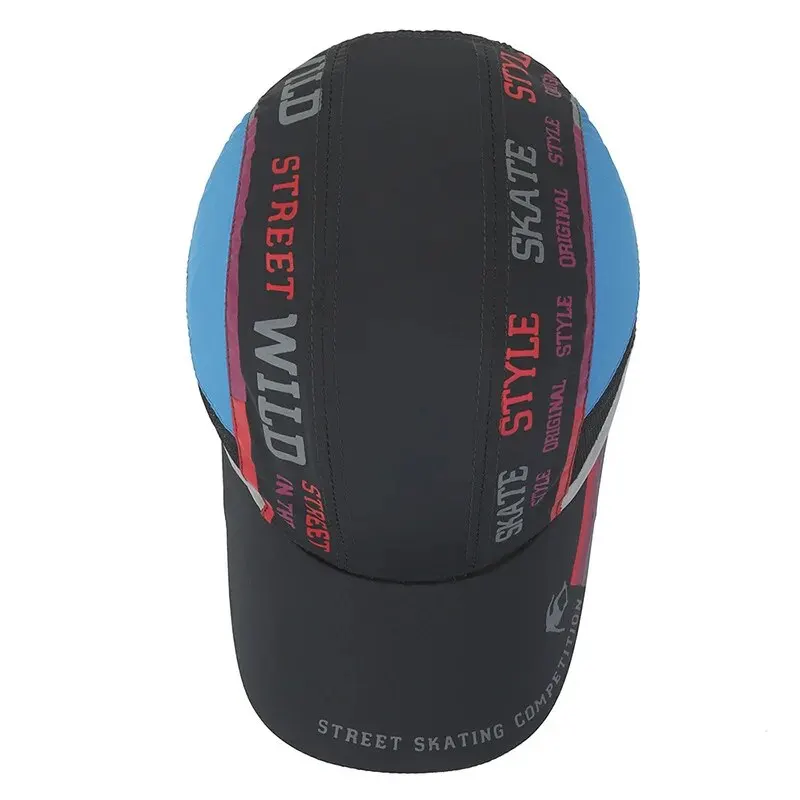 Summer Quick-Drying Hat Men's Print Stitching Baseball Cap, Outdoor Sports Visor, Women's Tennis Hat, Adjustable Sun Hat
