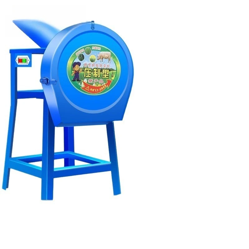 Electric grass cutter guillotine machine cattle and sheep small feed machine