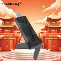 WiFi Wireless USB 1300Mbps Dual Band 2.4G/5Ghz Adapter USB3.0 WIFI Lan Adapter Dongle 802.11ac With Antenna For Laptop