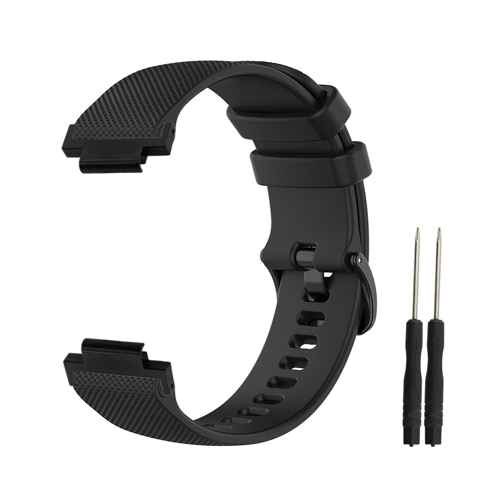

Watch Band For Garmin Watch 235 Small Checkered Pattern Quick Release Lightweight Silicone Replacement Smart Watch Strap Unisex