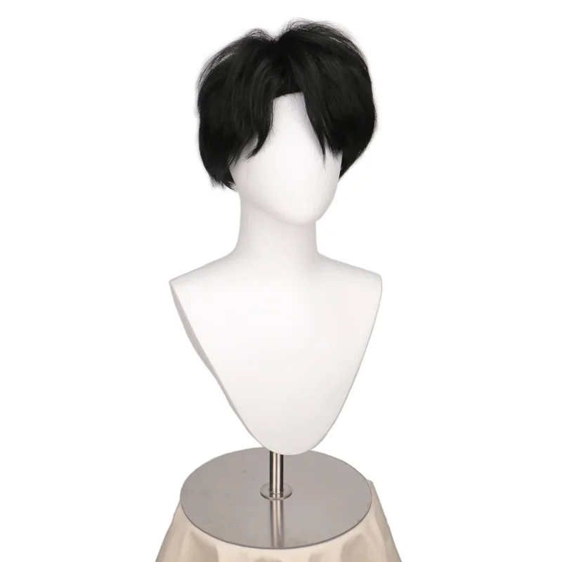 Saja boy Cosplay wig Qin Yu wig animation KPop demon hunter Qin Yu wig heat resistant synthetic hair Halloween costume vibe boy