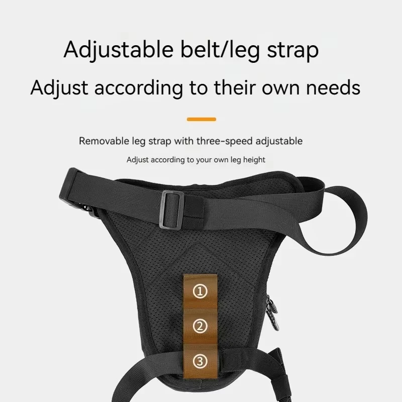 Tactical Leg Bag Men's Riding Motorcycle Motorcycle Multifunctional Waterproof Gaiters Cross body Storage Travel Hiking Cycling image 5