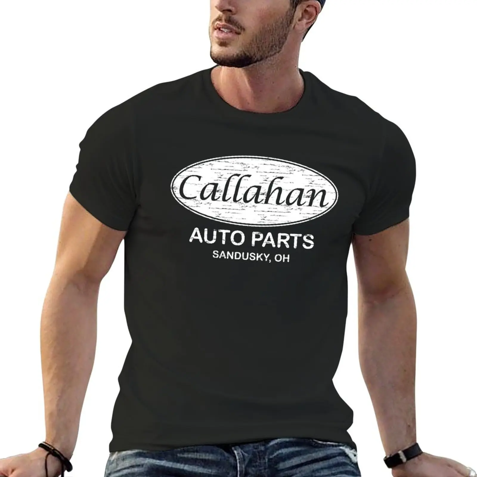 Callahan Auto Parts T-Shirt man t shirt oversized quick drying mens t shirts